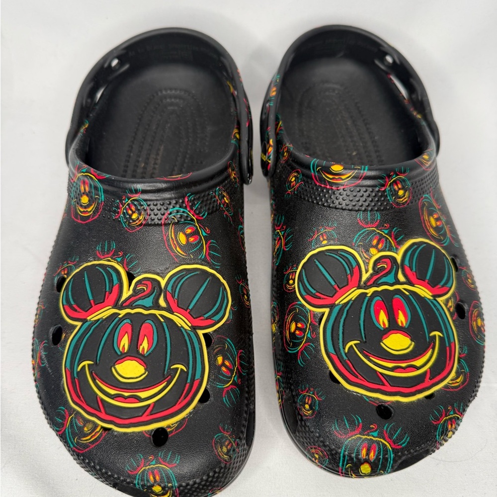 Disneyland Resort Glow In The Dark Mickey Mouse Crocs
